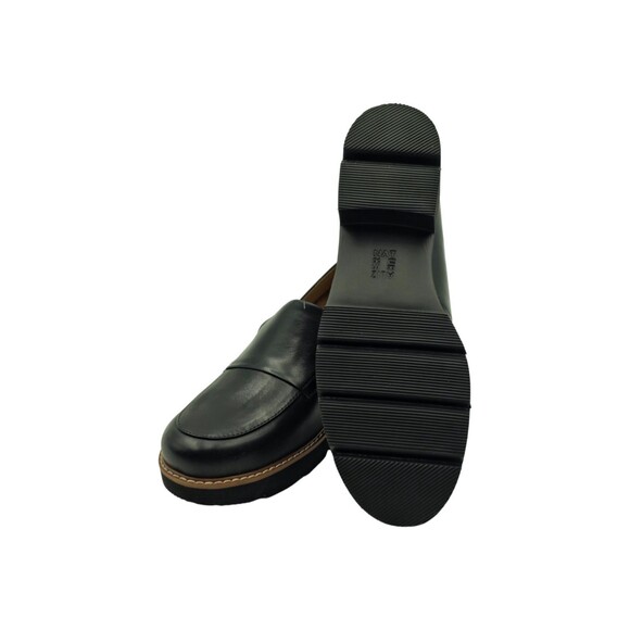 Naturalizer Darry H7079L1001 Womens 11M Black Leather Slip On Loafer Shoes - Picture 2 of 12